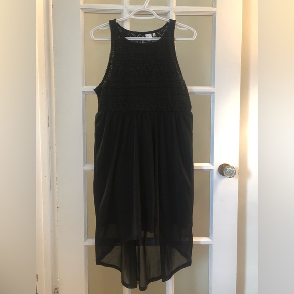 H&M high-low summer dress with eyelet embroidery size 10 - Picture 1 of 5